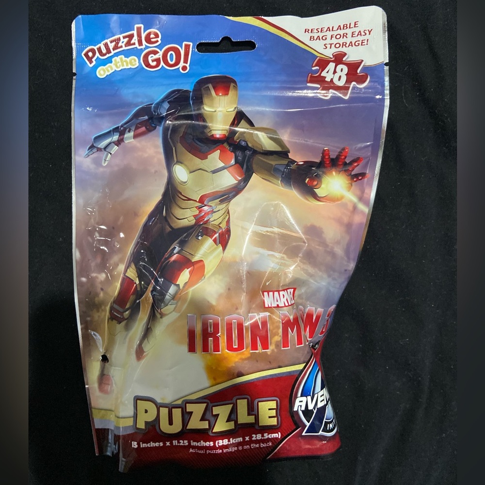 Marvel Avengers Iron Man 3 Puzzle Bag